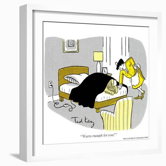 Hazel Cartoon-Ted Key-Framed Giclee Print