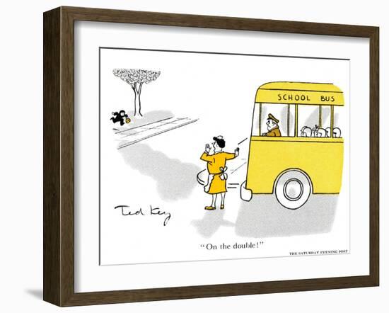 Hazel Cartoon-Ted Key-Framed Giclee Print