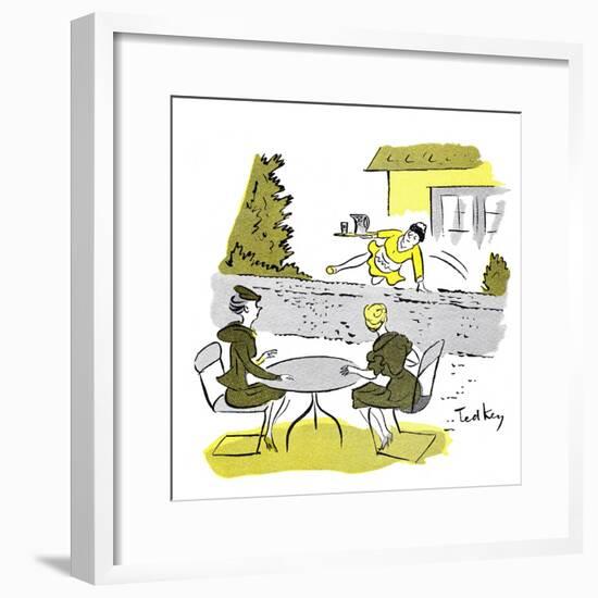 Hazel Cartoon-Ted Key-Framed Giclee Print