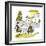 Hazel Cartoon-Ted Key-Framed Giclee Print