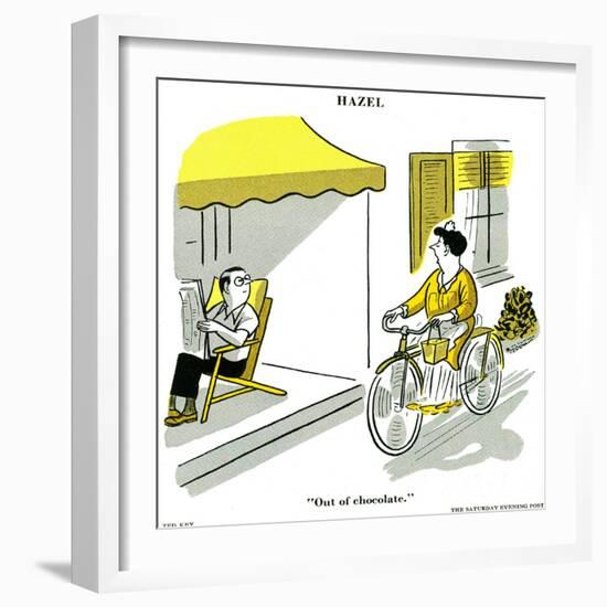 Hazel Cartoon-Ted Key-Framed Giclee Print