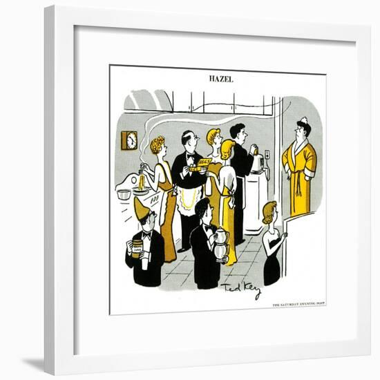 Hazel Cartoon-Ted Key-Framed Giclee Print