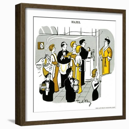 Hazel Cartoon-Ted Key-Framed Giclee Print