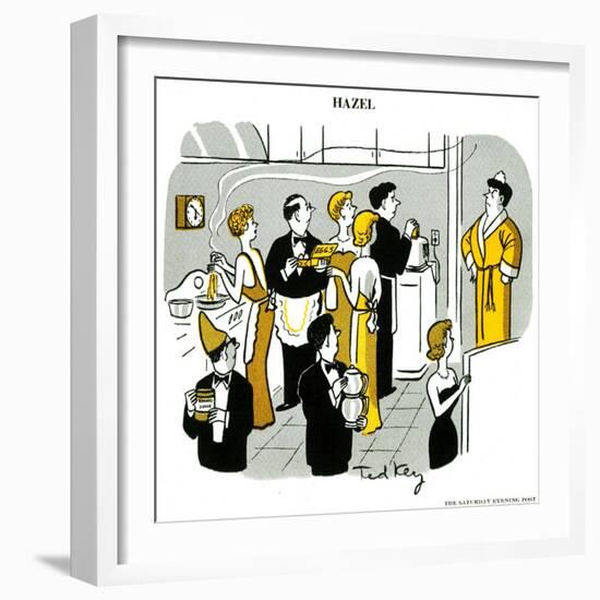 Hazel Cartoon-Ted Key-Framed Giclee Print