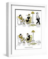 Hazel Cartoon-Ted Key-Framed Giclee Print