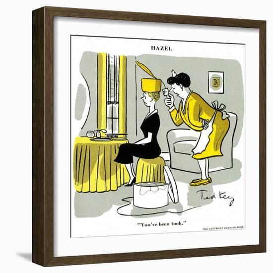 Hazel Cartoon-Ted Key-Framed Giclee Print