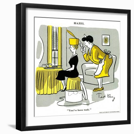 Hazel Cartoon-Ted Key-Framed Giclee Print