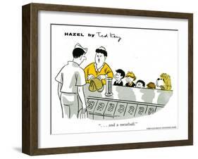 Hazel Cartoon-Ted Key-Framed Giclee Print