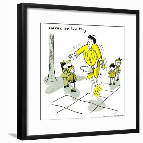 Hazel Cartoon-Ted Key-Framed Giclee Print