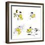 Hazel Cartoon-Ted Key-Framed Giclee Print