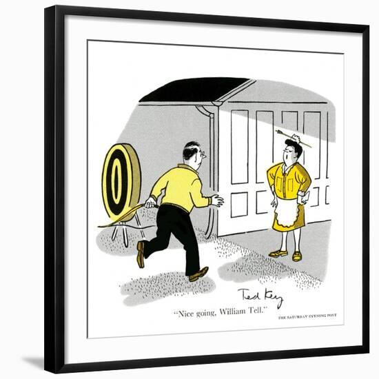 Hazel Cartoon-Ted Key-Framed Giclee Print