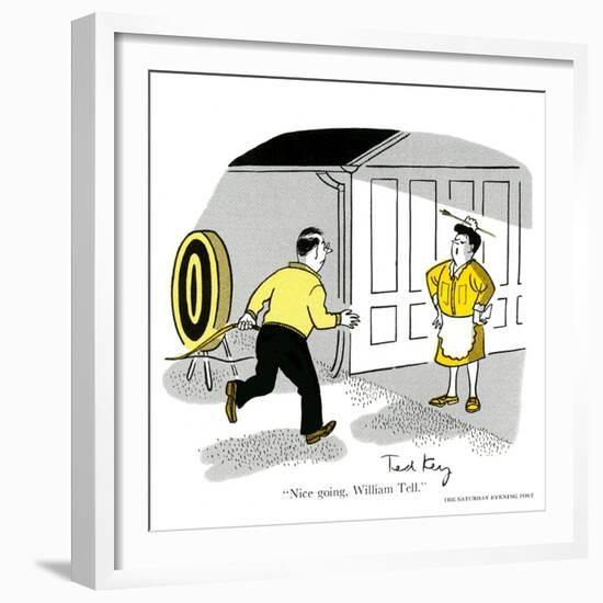 Hazel Cartoon-Ted Key-Framed Giclee Print