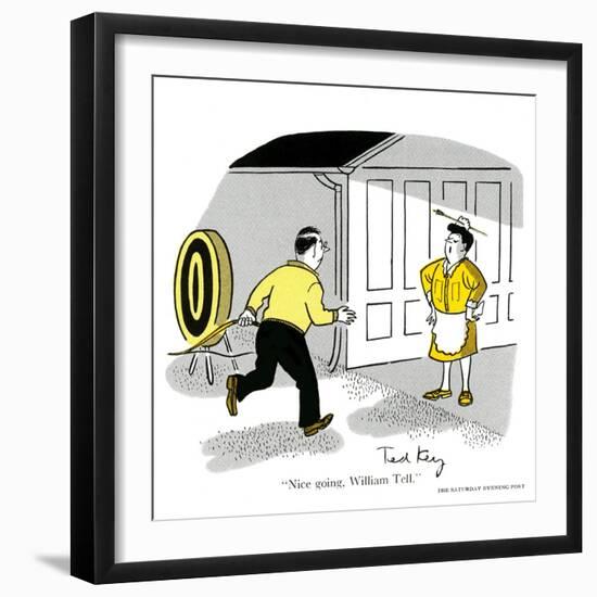 Hazel Cartoon-Ted Key-Framed Giclee Print