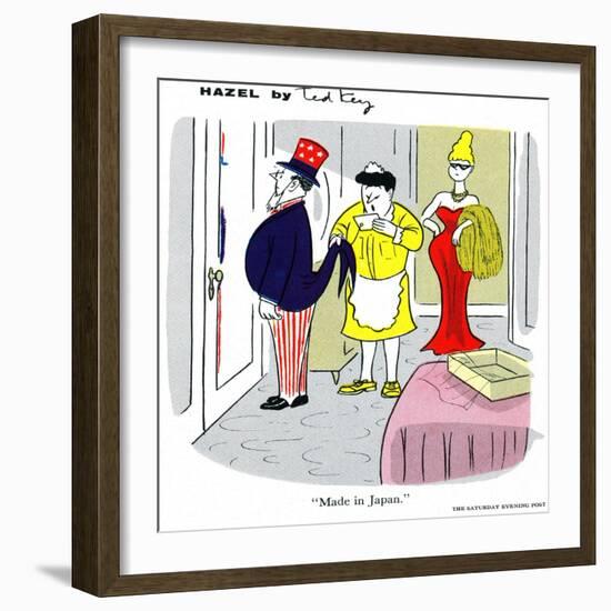 Hazel Cartoon-Ted Key-Framed Giclee Print