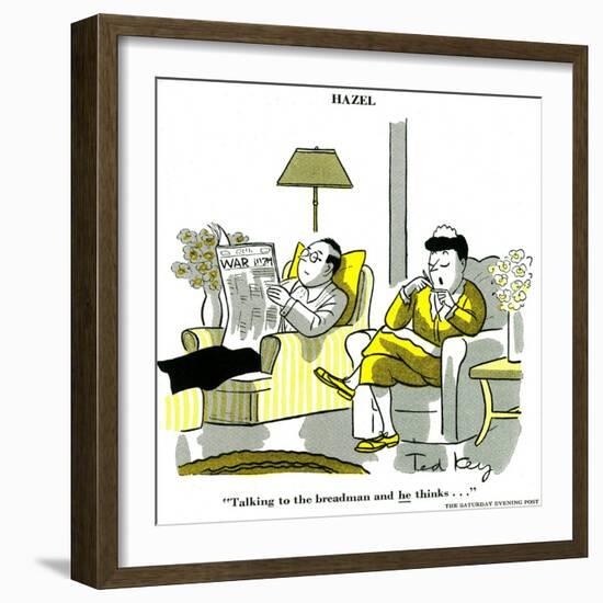 Hazel Cartoon-Ted Key-Framed Giclee Print