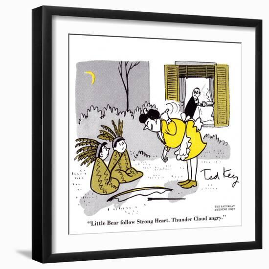 Hazel Cartoon-Ted Key-Framed Giclee Print