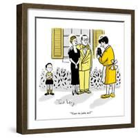 Hazel Cartoon-Ted Key-Framed Giclee Print