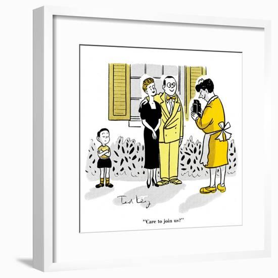 Hazel Cartoon-Ted Key-Framed Giclee Print