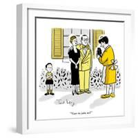 Hazel Cartoon-Ted Key-Framed Giclee Print