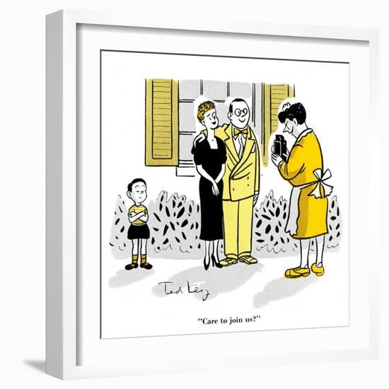 Hazel Cartoon-Ted Key-Framed Giclee Print