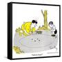 Hazel Cartoon-Ted Key-Framed Stretched Canvas