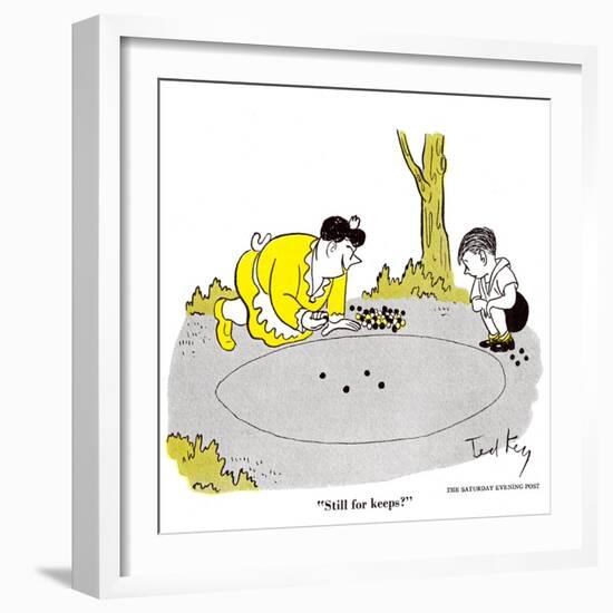 Hazel Cartoon-Ted Key-Framed Giclee Print