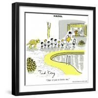 Hazel Cartoon-Ted Key-Framed Giclee Print