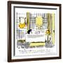 Hazel Cartoon-Ted Key-Framed Giclee Print