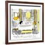 Hazel Cartoon-Ted Key-Framed Giclee Print