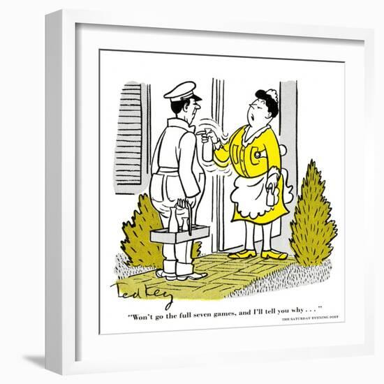 Hazel Cartoon-Ted Key-Framed Giclee Print