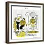 Hazel Cartoon-Ted Key-Framed Giclee Print