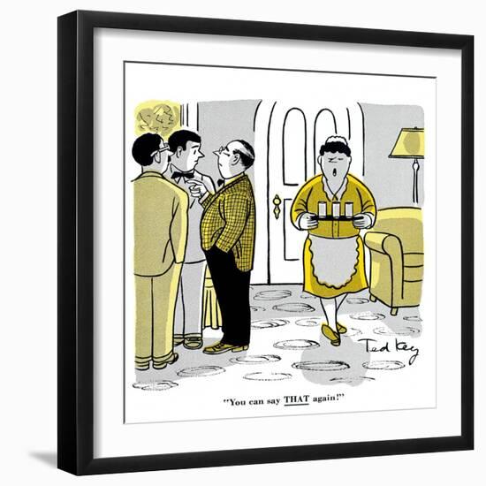 Hazel Cartoon-Ted Key-Framed Giclee Print