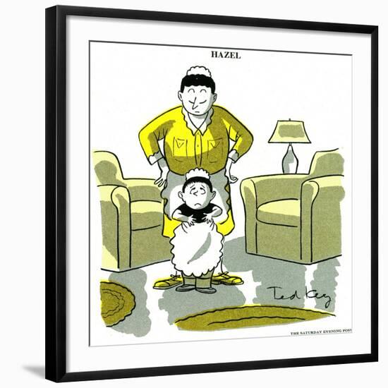 Hazel Cartoon-Ted Key-Framed Giclee Print