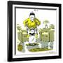 Hazel Cartoon-Ted Key-Framed Giclee Print