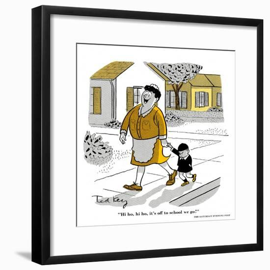 Hazel Cartoon-Ted Key-Framed Giclee Print