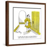 Hazel Cartoon-Ted Key-Framed Giclee Print