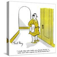 Hazel Cartoon-Ted Key-Stretched Canvas