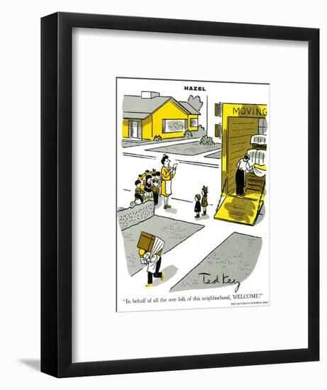 Hazel Cartoon-Ted Key-Framed Giclee Print