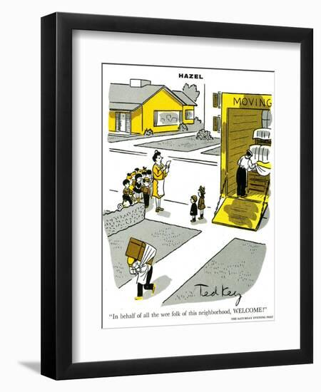 Hazel Cartoon-Ted Key-Framed Giclee Print