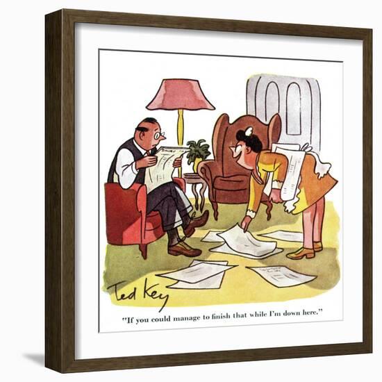 Hazel Cartoon-Ted Key-Framed Giclee Print