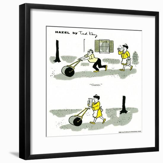 Hazel Cartoon-Ted Key-Framed Giclee Print