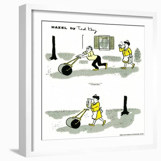 Hazel Cartoon-Ted Key-Framed Giclee Print