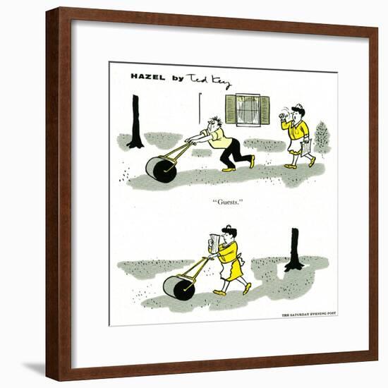 Hazel Cartoon-Ted Key-Framed Giclee Print