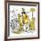 Hazel Cartoon-Ted Key-Framed Giclee Print