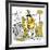 Hazel Cartoon-Ted Key-Framed Giclee Print