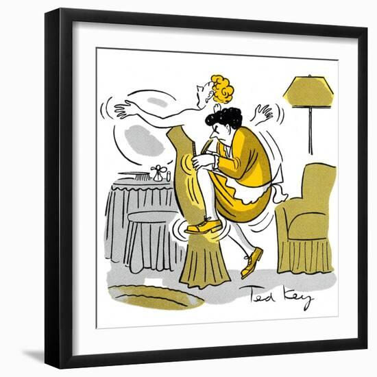 Hazel Cartoon-Ted Key-Framed Giclee Print