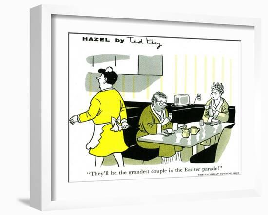 Hazel Cartoon-Ted Key-Framed Giclee Print