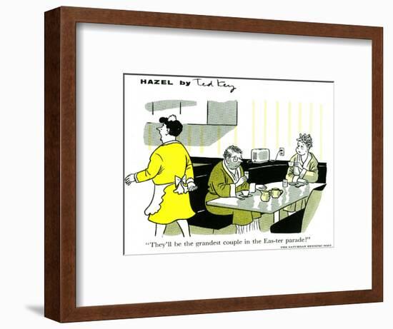 Hazel Cartoon-Ted Key-Framed Giclee Print