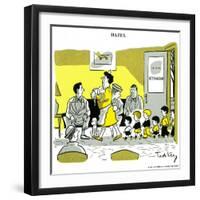 Hazel Cartoon-Ted Key-Framed Giclee Print