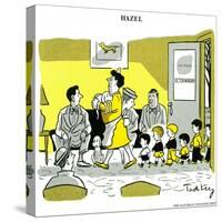 Hazel Cartoon-Ted Key-Stretched Canvas